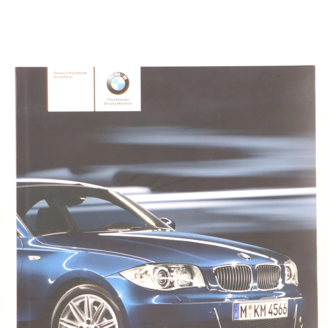 BMW E82 E88 Owner's Handbook Service Book Set Case Pouch - SKU 2602798 - Part number 2602798