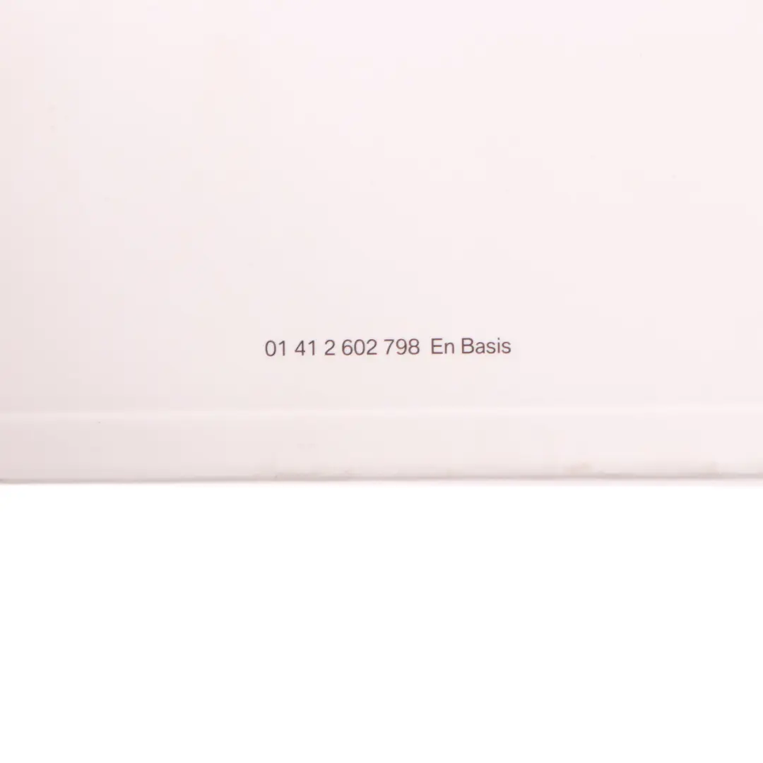 BMW E82 E88 Owner's Handbook Service Book Set Case Pouch - SKU 2602798 - Part number 2602798