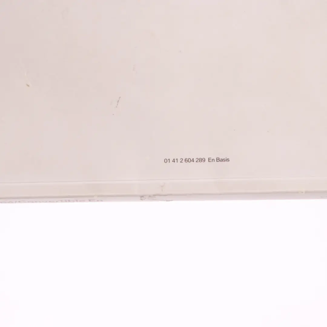 Owner's Handbook Book Slipcase Pouch Case Wallet Set to BMW E92 E93 with Part number 2604289 BMW E92 E93 Owner's Handbook Book Slipcase Pouch Case Wallet Set - SKU 2604289 - Part number 2604289