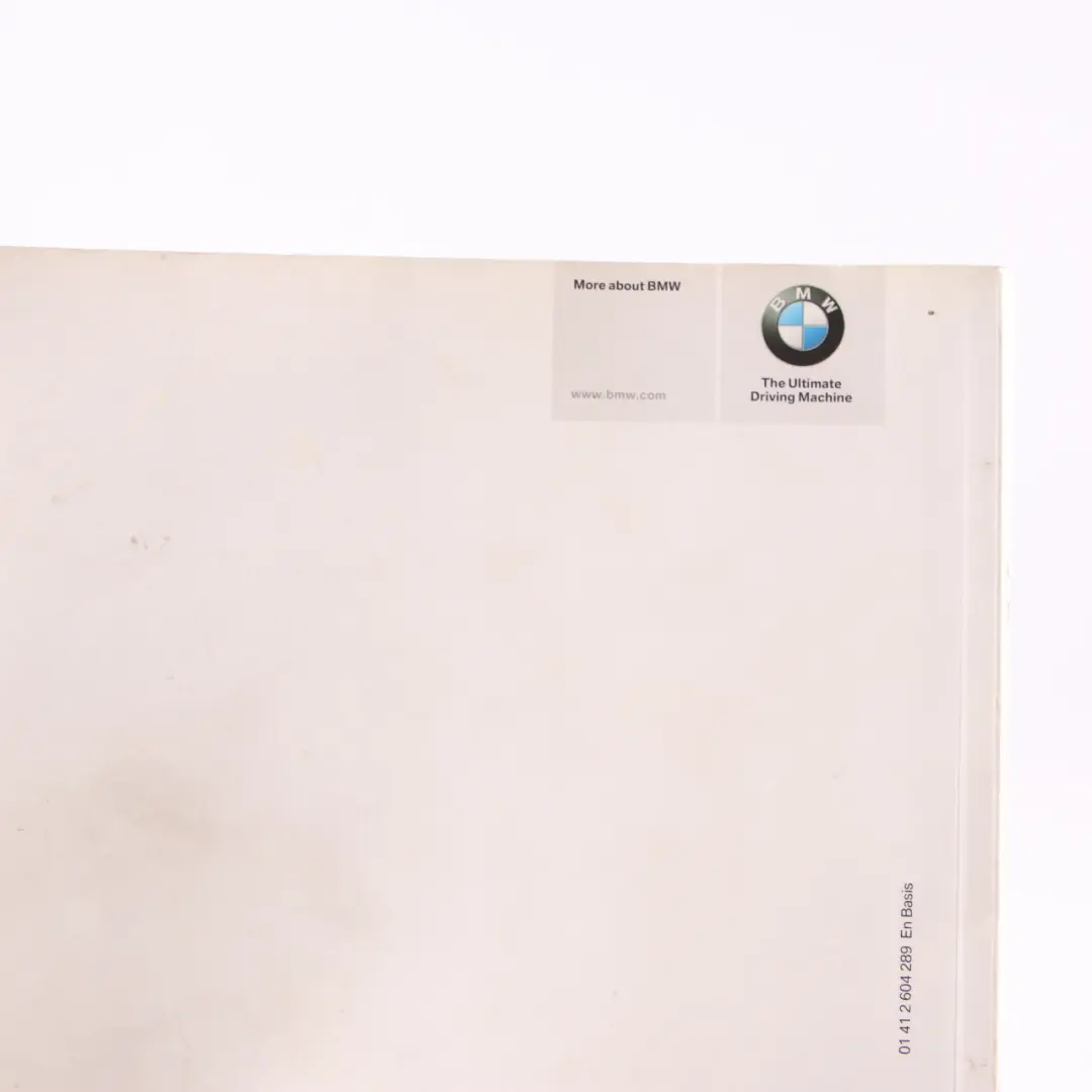 BMW E92 E93 Owner's Handbook Book Slipcase Pouch Case Wallet Set - SKU 2604289 - Part number 2604289