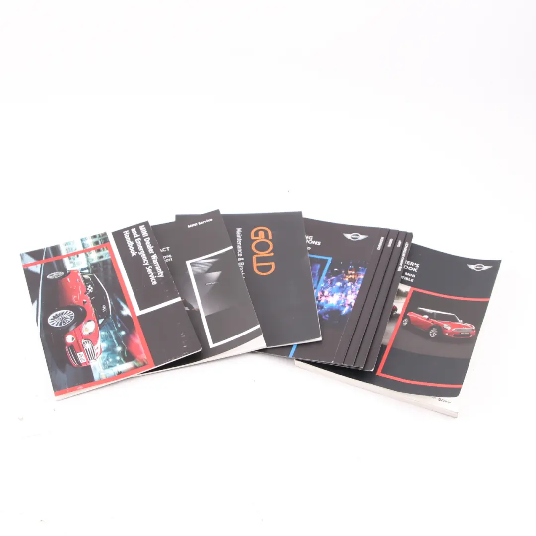 Mini R56 R57 LCI Service Booklet Owner's Handbook Pouch Case Wallet Set - SKU 2605640-3 - Part number 2605640