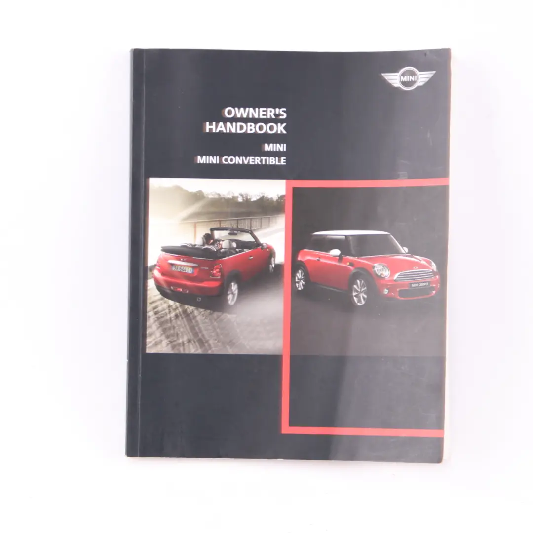 Mini R56 R57 LCI Service Booklet Owner's Handbook Pouch Case Wallet Set - SKU 2605640-3 - Part number 2605640