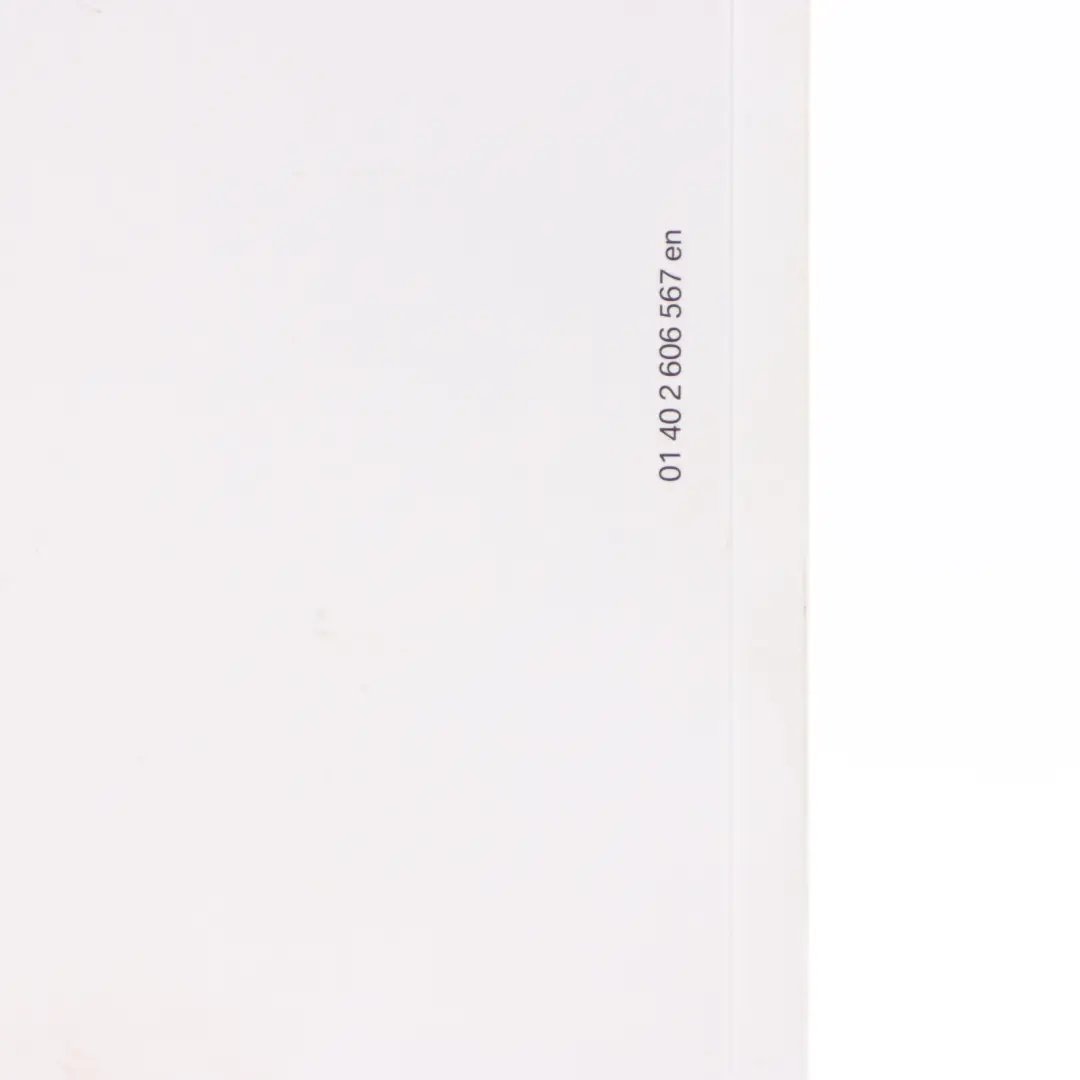 BMW X4 F26 Owner's Manual Book Handbook Instruction - SKU 2606567 - Part number 2606567