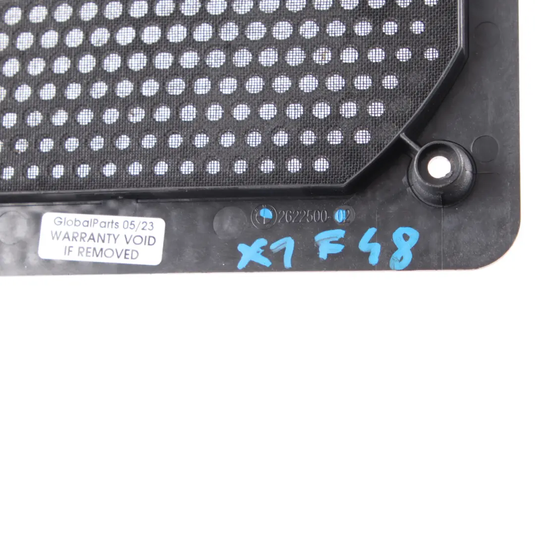 Cubierta de altavoz Mini F60 BMW F45 F39 central de graves Recorte de subwoofer para con número de pieza 2622500 Cubierta de altavoz Mini F60 BMW F45 F39 central de graves Recorte de subwoofer - SKU 2622500 - Número de pieza 2622500