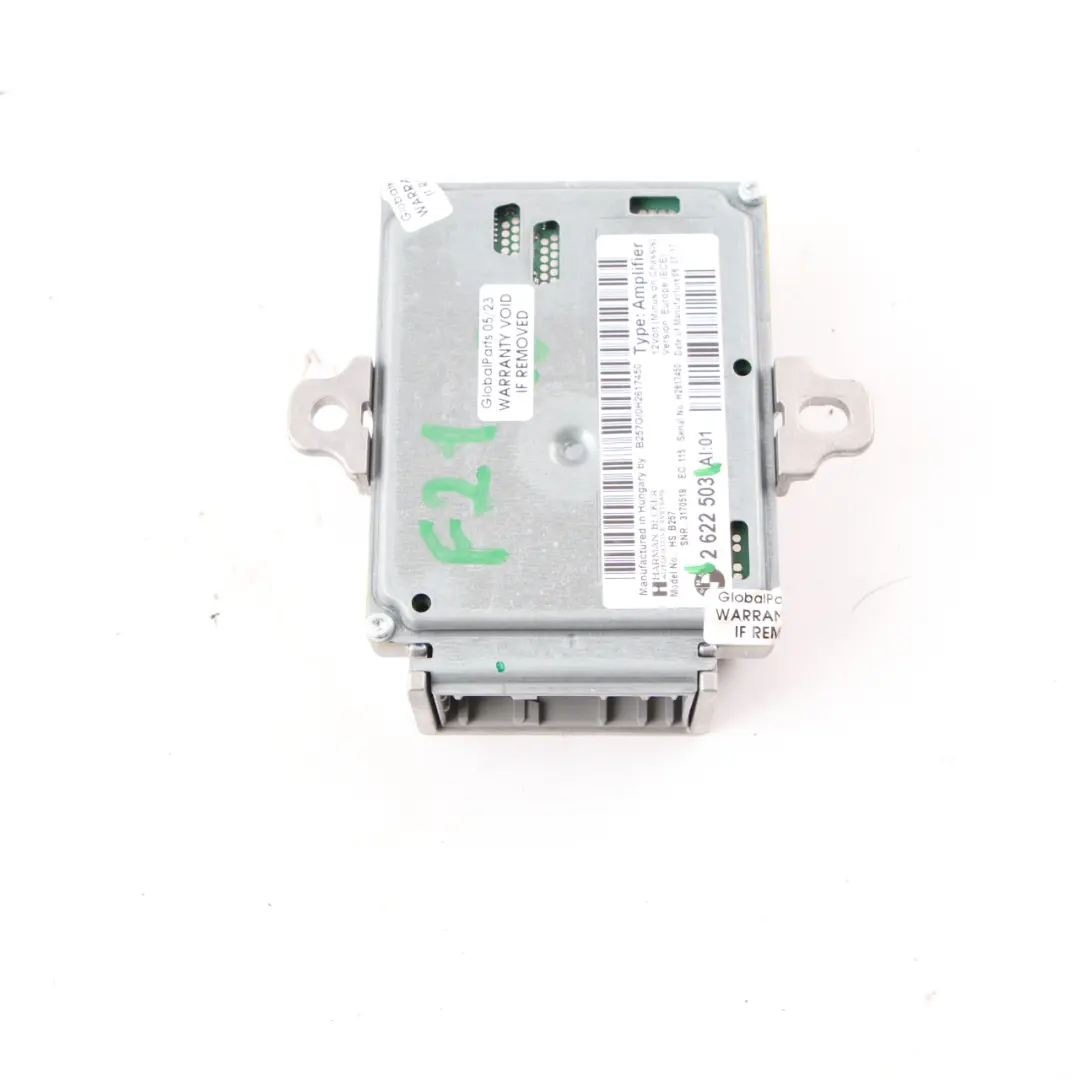 Amplificateur Harman/Kardon Système Conception Sonore Active pour BMW F20 F22 à propos du numéro de pièce 2622503 BMW F20 F22 Amplificateur Harman/Kardon Système Conception Sonore Active - SKU 2622503 - Numéro de pièce 2622503