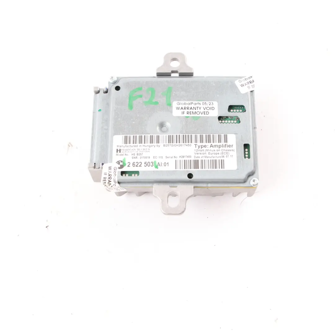 BMW F20 F22 Amplificador Harman Kardon Sistema Diseño Sonido Activo - SKU 2622503 - Número de pieza 2622503