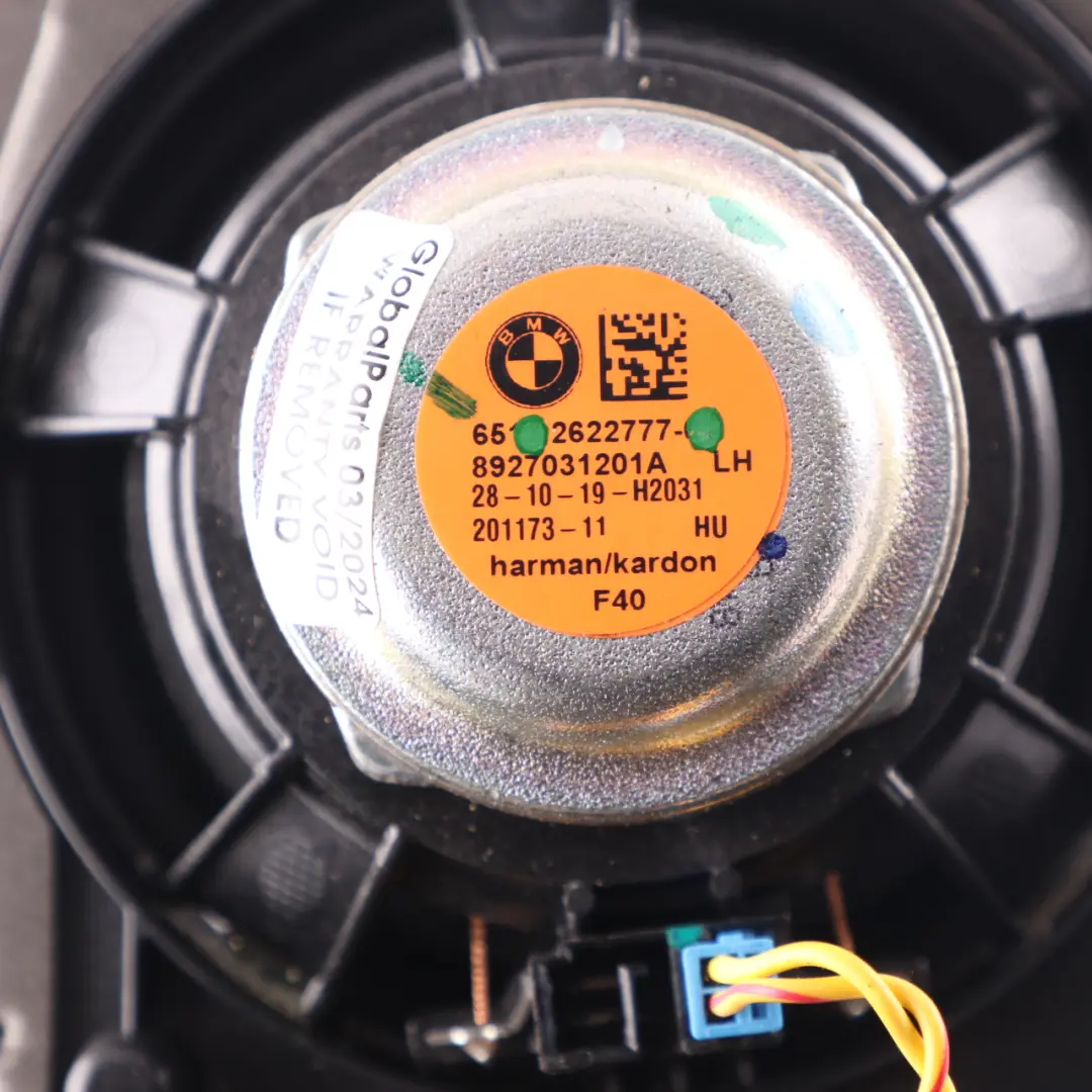 Haut Parleur Pavillon Gauche BMW F40 Hifi Supérieur Harman Kardon pour à propos du numéro de pièce 2622777 Haut Parleur Pavillon Gauche BMW F40 Hifi Supérieur Harman Kardon - SKU 2622777 - Numéro de pièce 2622777