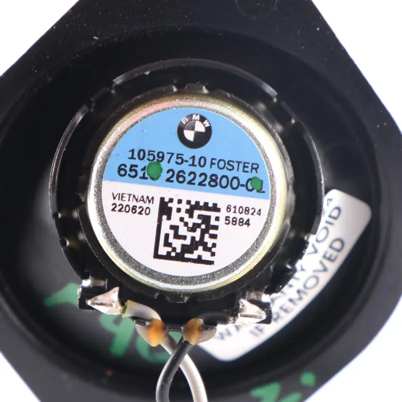 Altavoz Hifi Para Salpicadero Tweeter De Audio para BMW F40 F44 con número de pieza 2622800 BMW F40 F44 Altavoz Hifi Para Salpicadero Tweeter De Audio - SKU 2622800 - Número de pieza 2622800