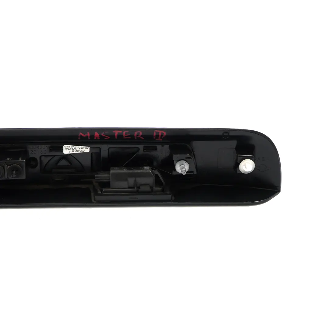 Renault Master 3 Trim bagagliaio Striscia luminosa targa posteriore - SKU 265120001P - Numero di parte 265120001P