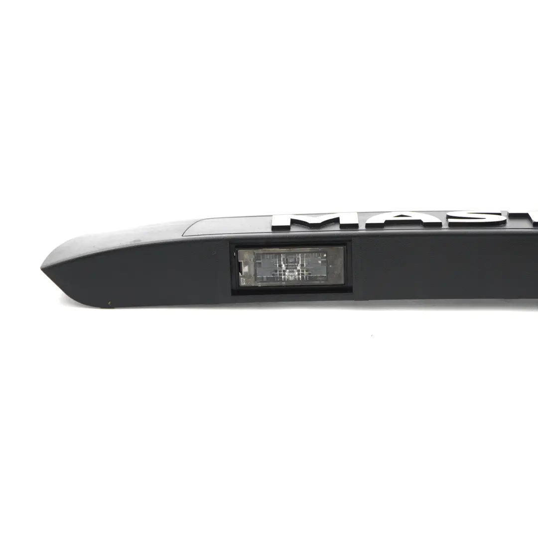 Renault Master 3 III Trunk Trim Rear License Plate Light Strip Cover - SKU 265120001P - Part number 265120001P