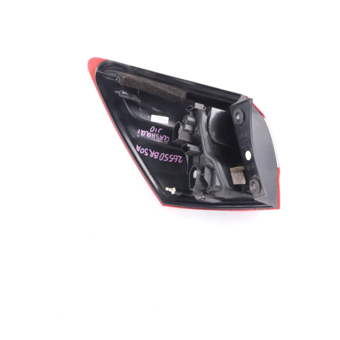 Quashqai J10 MK1 Rear Lamp Right O/S Tail Light Side Panel to Nissan with Part number 26550BR50A Nissan Quashqai J10 MK1 Rear Lamp Right O/S Tail Light Side Panel - SKU 26550BR50A - Part number 26550BR50A
