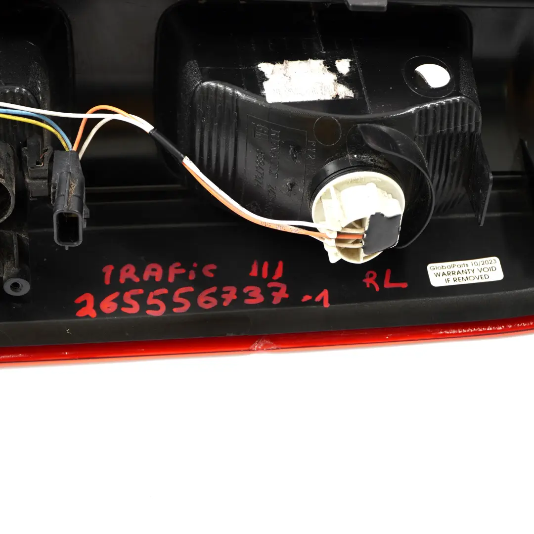 Feu Arrière Renault Trafic 3 Opel Vivaro B Feu arrière gauche pour à propos du numéro de pièce 265556737R Feu Arrière Renault Trafic 3 Opel Vivaro B Feu arrière gauche - SKU 265556737R-1 - Numéro de pièce 265556737R
