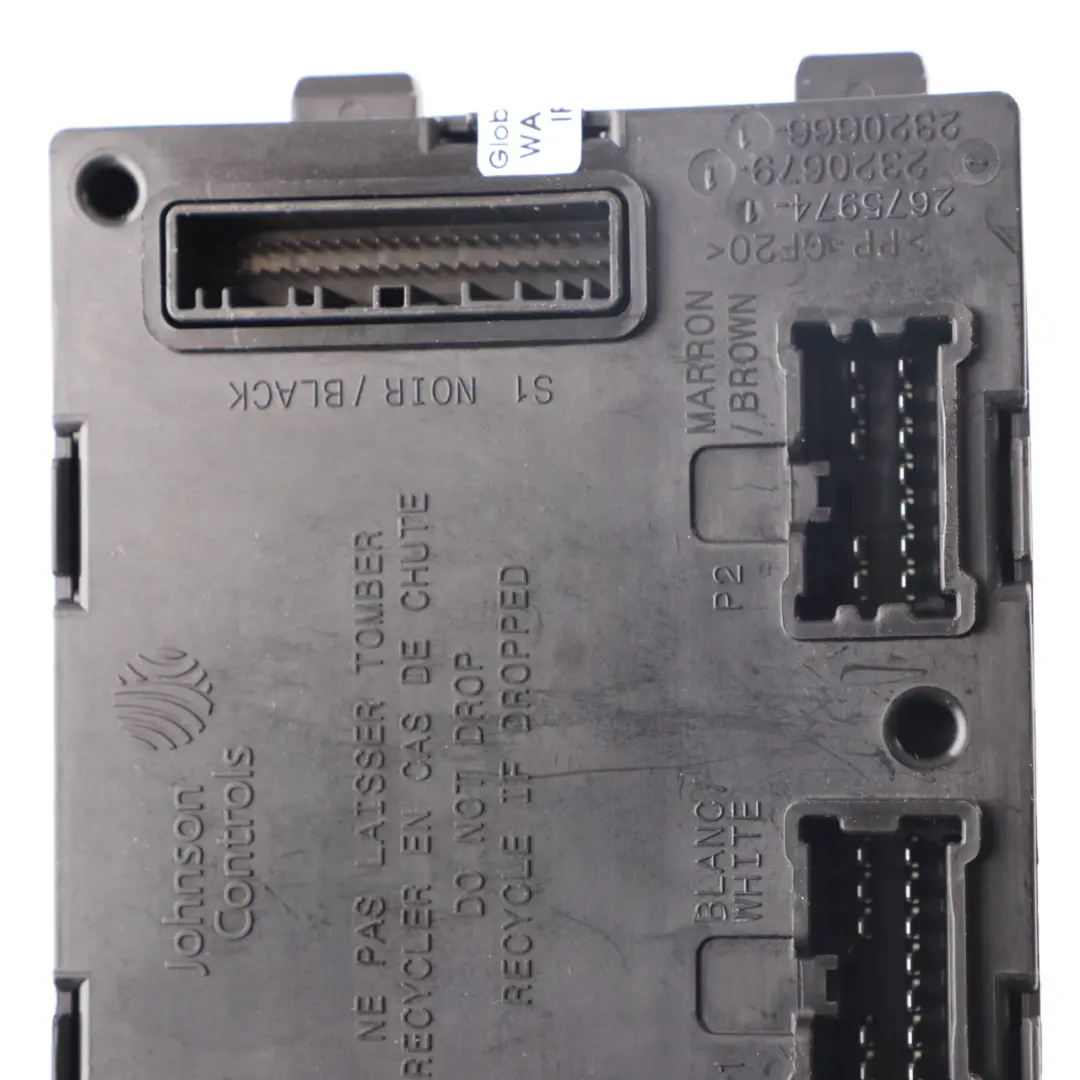 Body Control Module to Vauxhall Vivaro B Renault Trafic III 1.6 Diesel BCM with Part number 2675974 Vauxhall Vivaro B Renault Trafic III 1.6 Diesel BCM Body Control Module - SKU 2675974 - Part number 2675974