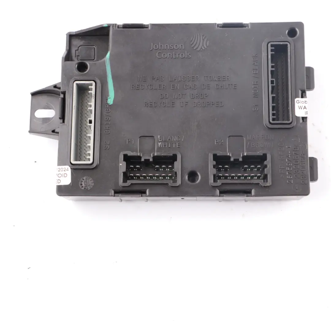 Body Control Module to Vauxhall Vivaro B Renault Trafic III 1.6 Diesel BCM with Part number 2675974 Vauxhall Vivaro B Renault Trafic III 1.6 Diesel BCM Body Control Module - SKU 2675974 - Part number 2675974