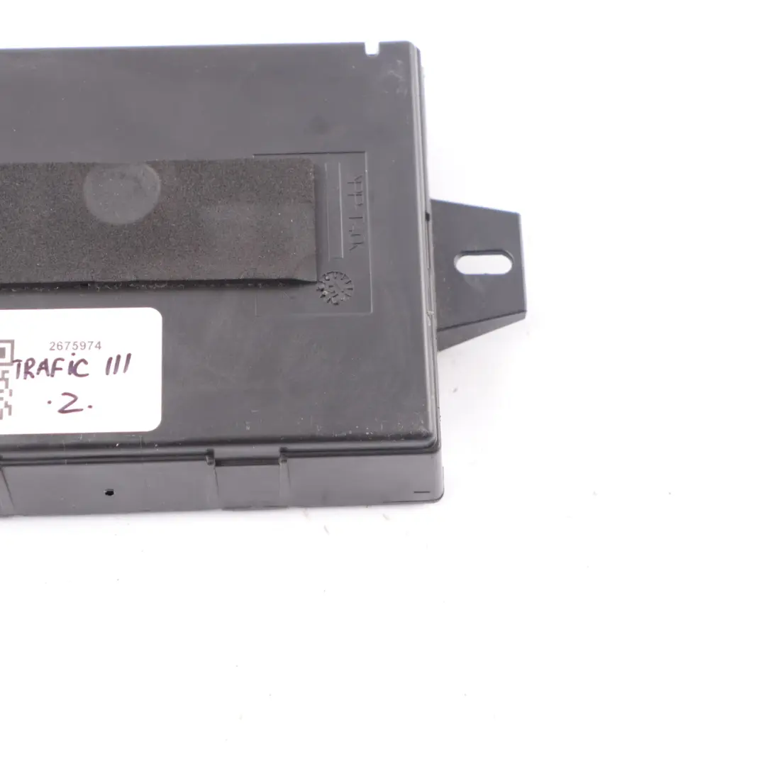 Body Control Module to Vauxhall Vivaro B Renault Trafic III 1.6 Diesel BCM with Part number 2675974 Vauxhall Vivaro B Renault Trafic III 1.6 Diesel BCM Body Control Module - SKU 2675974 - Part number 2675974