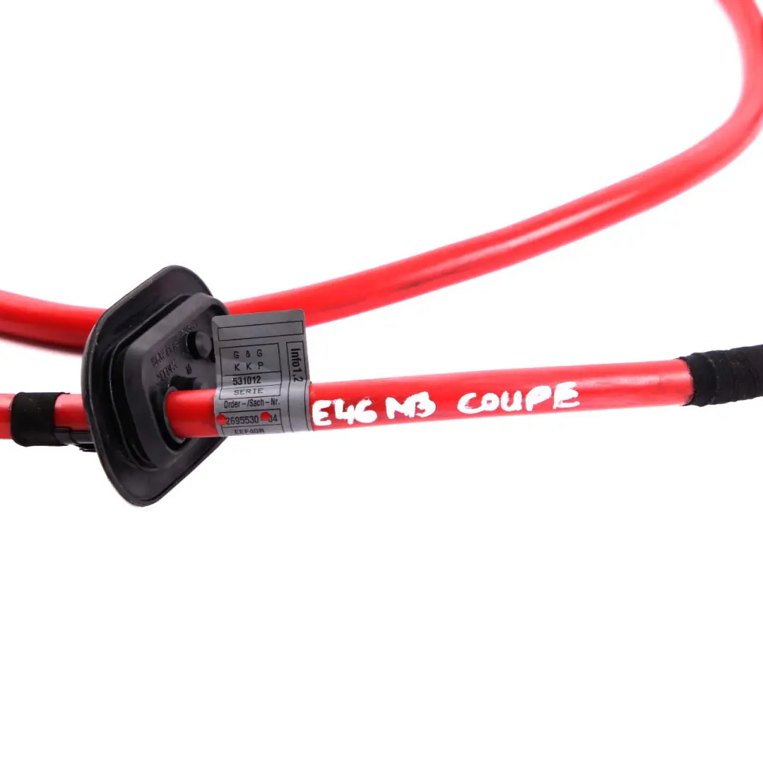 Cable Positive Plus Pole Lead Wiring Loom Harness to BMW E46 M3 Battery with Part number 2695530 BMW E46 M3 Battery Cable Positive Plus Pole Lead Wiring Loom Harness - SKU 2695530 - Part number 2695530