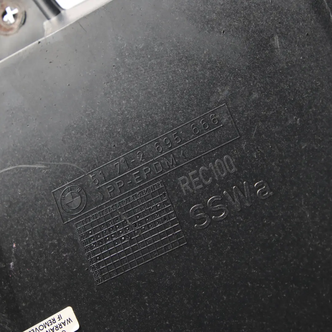 Arch Front Right O/S Splash Guard Housing Cover Panel to BMW E46 M3 Wheel with Part number 2695666 BMW E46 M3 Wheel Arch Front Right O/S Splash Guard Housing Cover Panel - SKU 2695666 - Part number 2695666