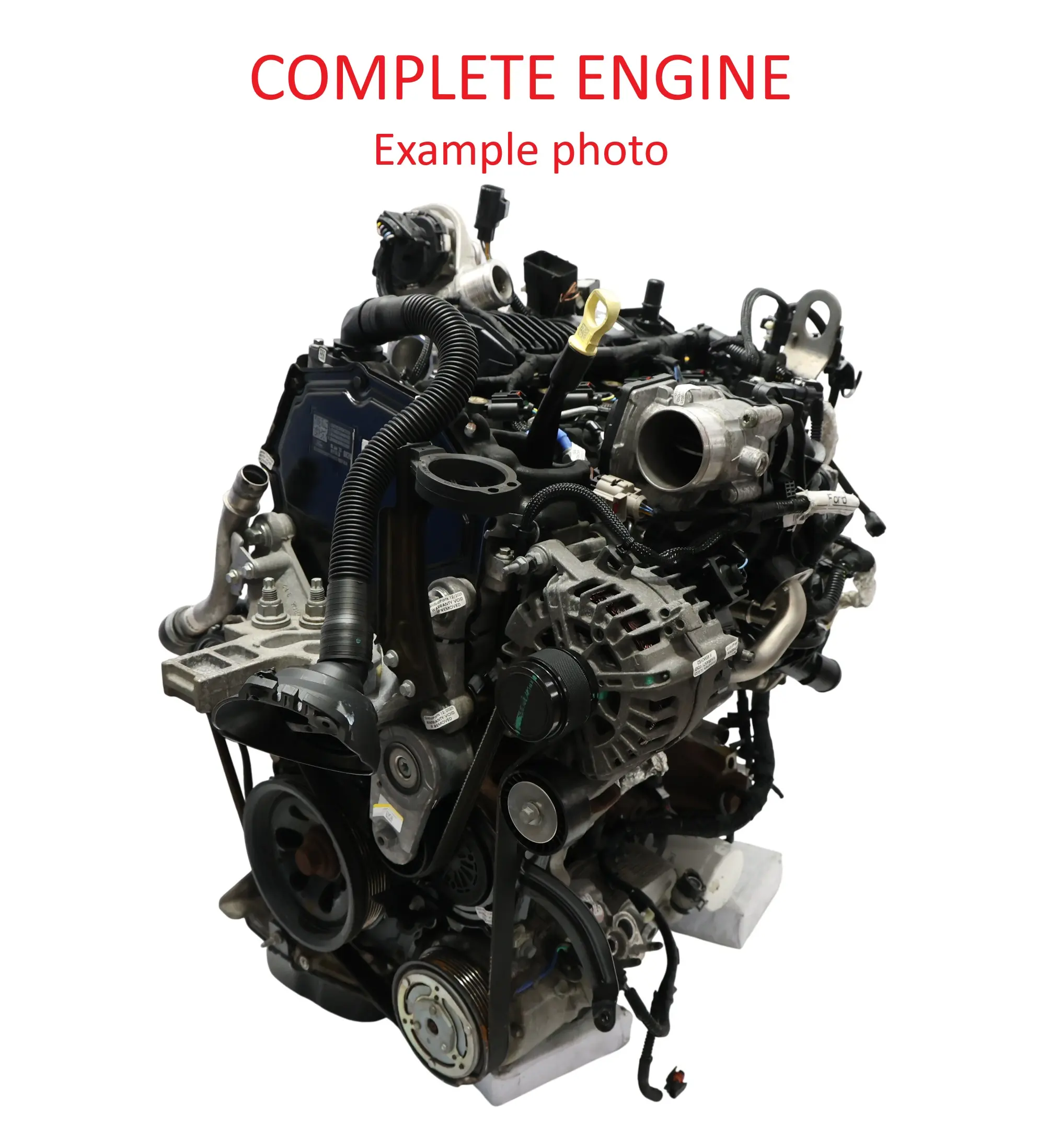 Ford Transit Custom Bare Engine BKFB 2.0 EcoBlue F with 89k miles, WARRANTY