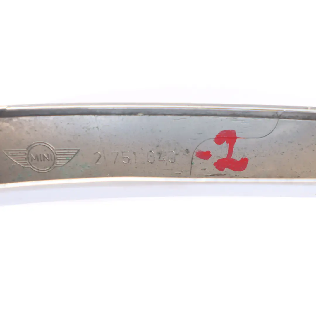 Pare Chocs Avant Moulure Panneau de Garniture Chrome pour Mini Cooper R55 R56 à propos du numéro de pièce 2751040 Mini Cooper R55 R56 Pare Chocs Avant Moulure Panneau de Garniture Chrome - SKU 2751040-2 - Numéro de pièce 2751040
