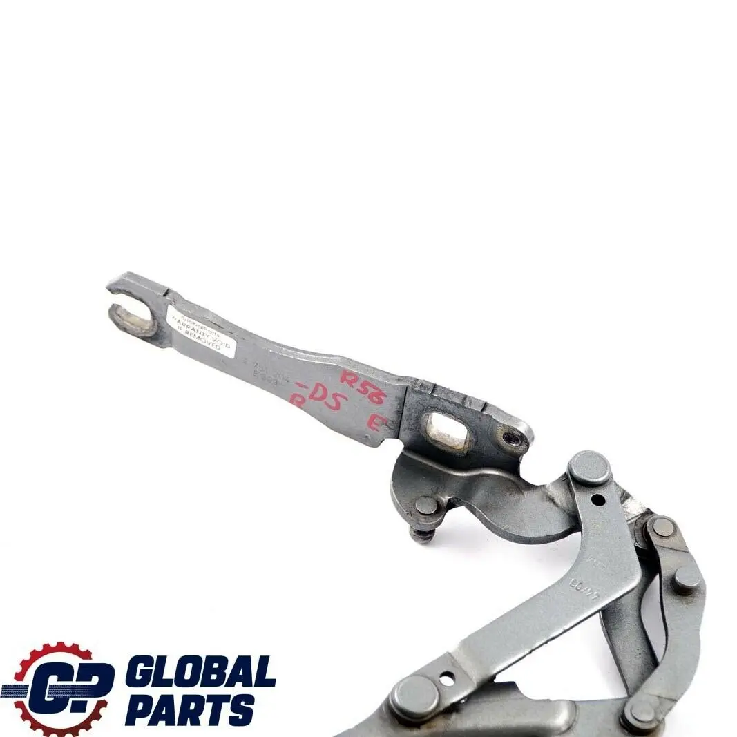 Scharnier Frontklappe Rechts Dark Silver 2751204 für BMW Mini R55 R56 R57 mit Teilenummer 7211640 BMW Mini R55 R56 R57 Scharnier Frontklappe Rechts Dark Silver 2751204 - SKU 2751204-DS - Teilenummer 7211640