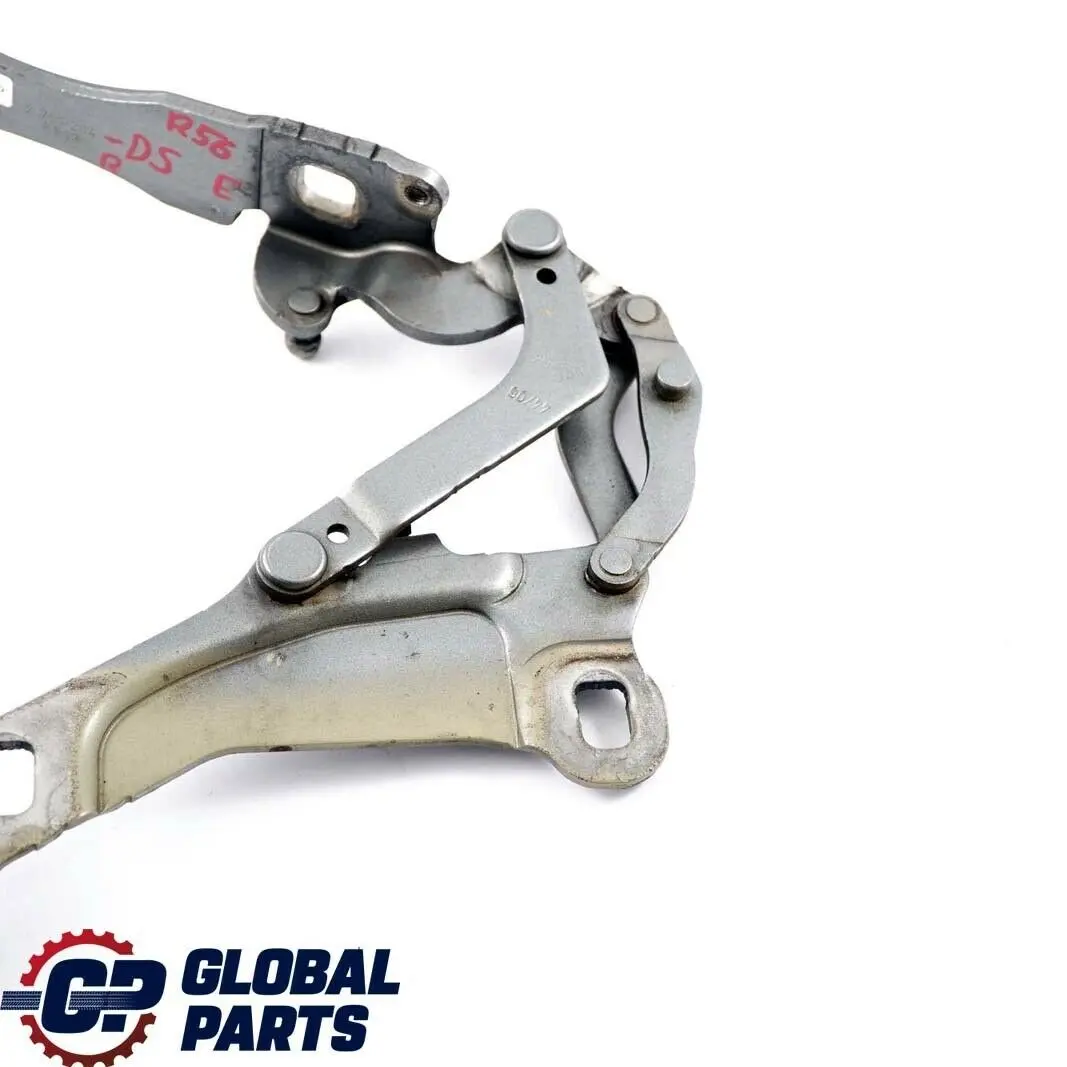 Derecho Capo Bisagra del Capo Plata Oscuro 2751204 para Mini Cooper R55 R56 Motor con número de pieza 7211640 Mini Cooper R55 R56 Motor Derecho Capo Bisagra del Capo Plata Oscuro 2751204 - SKU 2751204-DS - Número de pieza 7211640