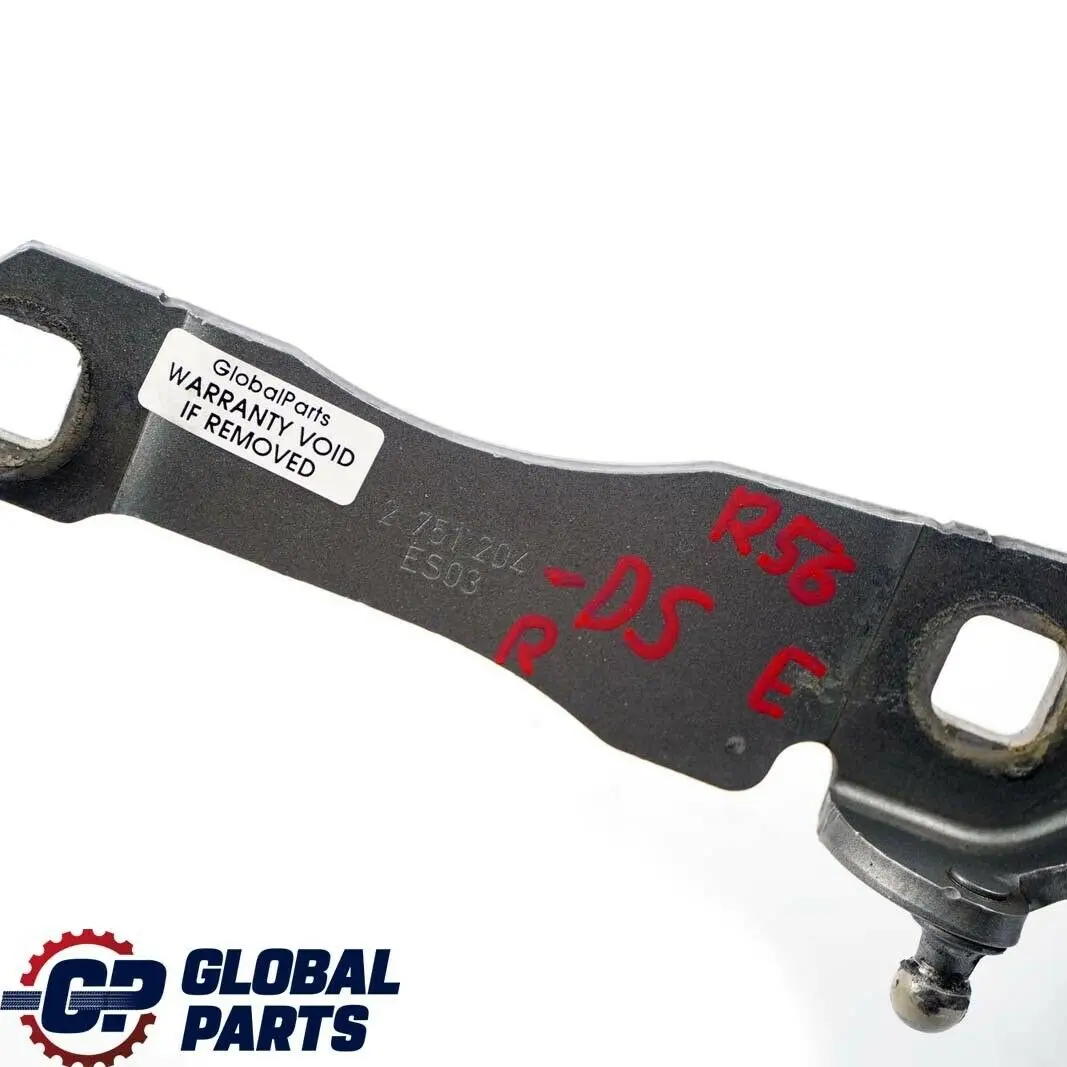 Derecho Capo Bisagra del Capo Plata Oscuro 2751204 para Mini Cooper R55 R56 Motor con número de pieza 7211640 Mini Cooper R55 R56 Motor Derecho Capo Bisagra del Capo Plata Oscuro 2751204 - SKU 2751204-DS - Número de pieza 7211640