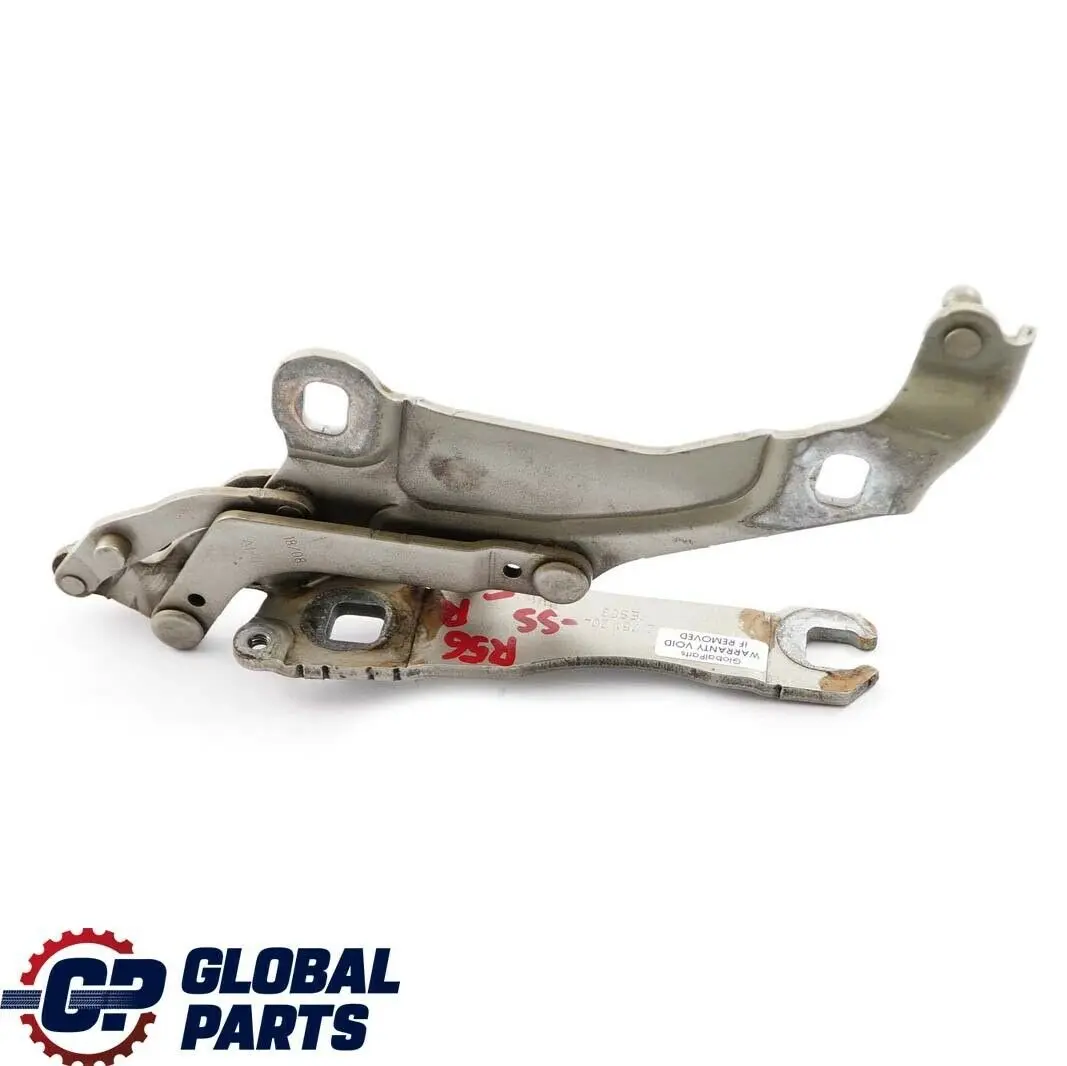 Hood Bonnet Hinge Right O/S Sparkling Silver A60 2751204 to Mini R55 R56 Engine with Part number 7211640 Mini R55 R56 Engine Hood Bonnet Hinge Right O/S Sparkling Silver A60 2751204 - SKU 2751204-SS - Part number 7211640