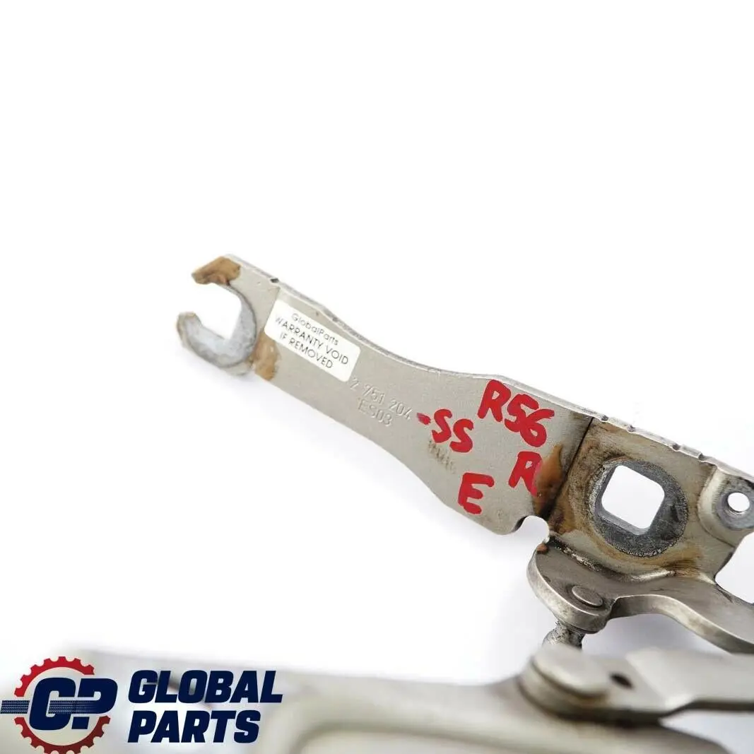 Hood Bonnet Hinge Right O/S Sparkling Silver A60 2751204 to Mini R55 R56 Engine with Part number 7211640 Mini R55 R56 Engine Hood Bonnet Hinge Right O/S Sparkling Silver A60 2751204 - SKU 2751204-SS - Part number 7211640