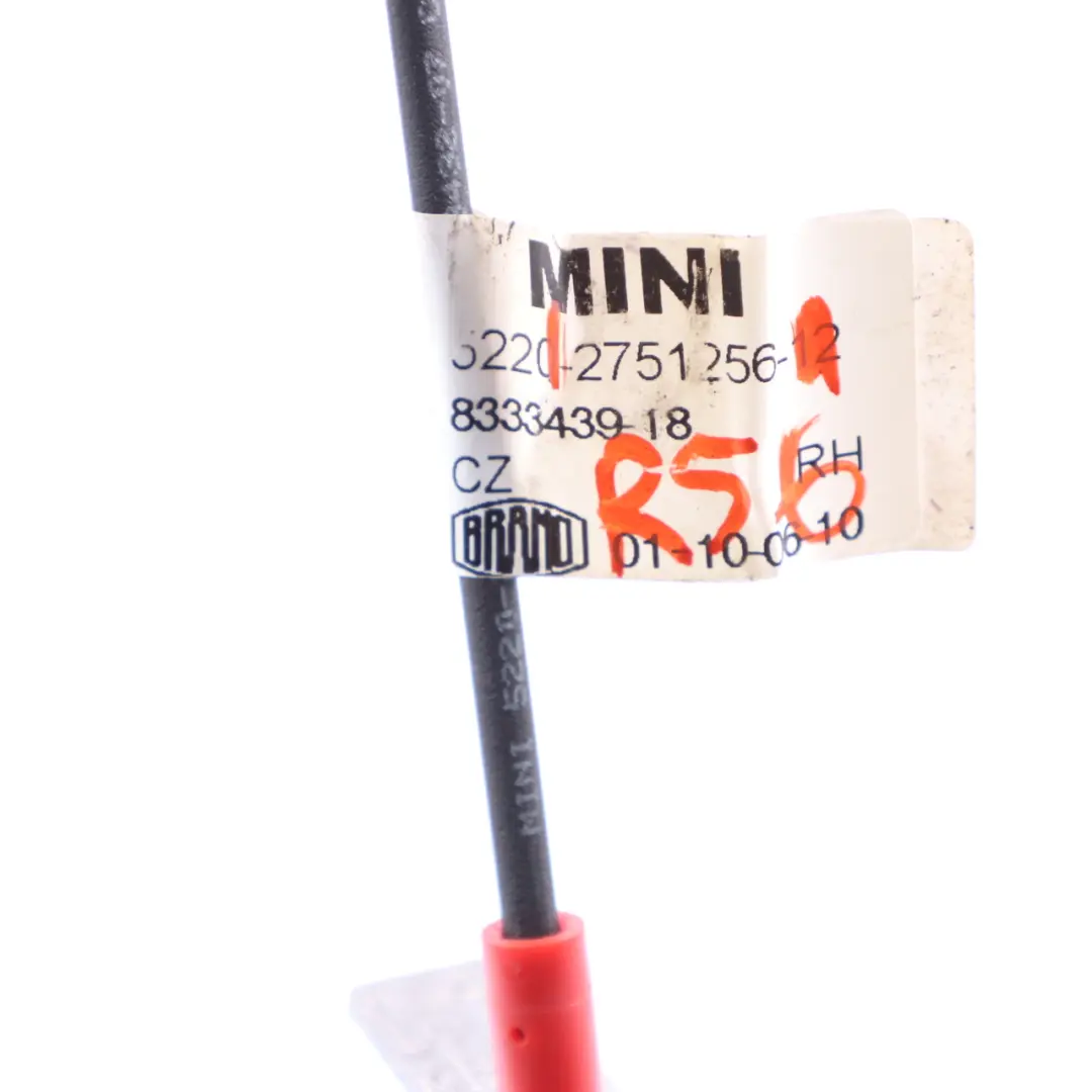 Sedile posteriore caricamento maniglia di bloccaggio cavo destro per Mini R55 R56 con numero di parte 2751256 Mini R55 R56 Sedile posteriore caricamento maniglia di bloccaggio cavo destro - SKU 2751256 - Numero di parte 2751256
