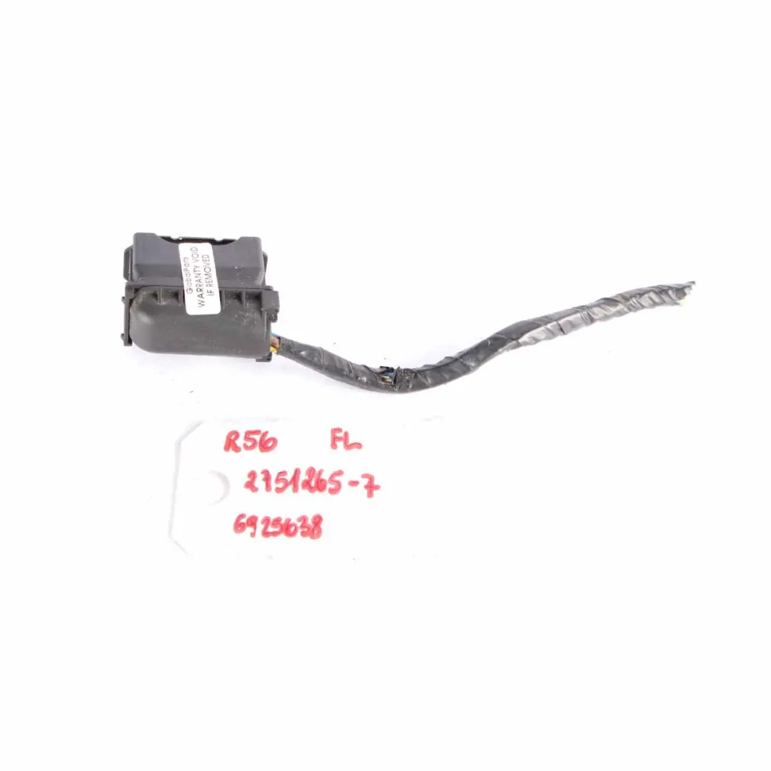 Mini R56 Gniazdo Wtyczka Kabel Lampa Lewy Przód - SKU 2751265-7 - Numer Części 2751265