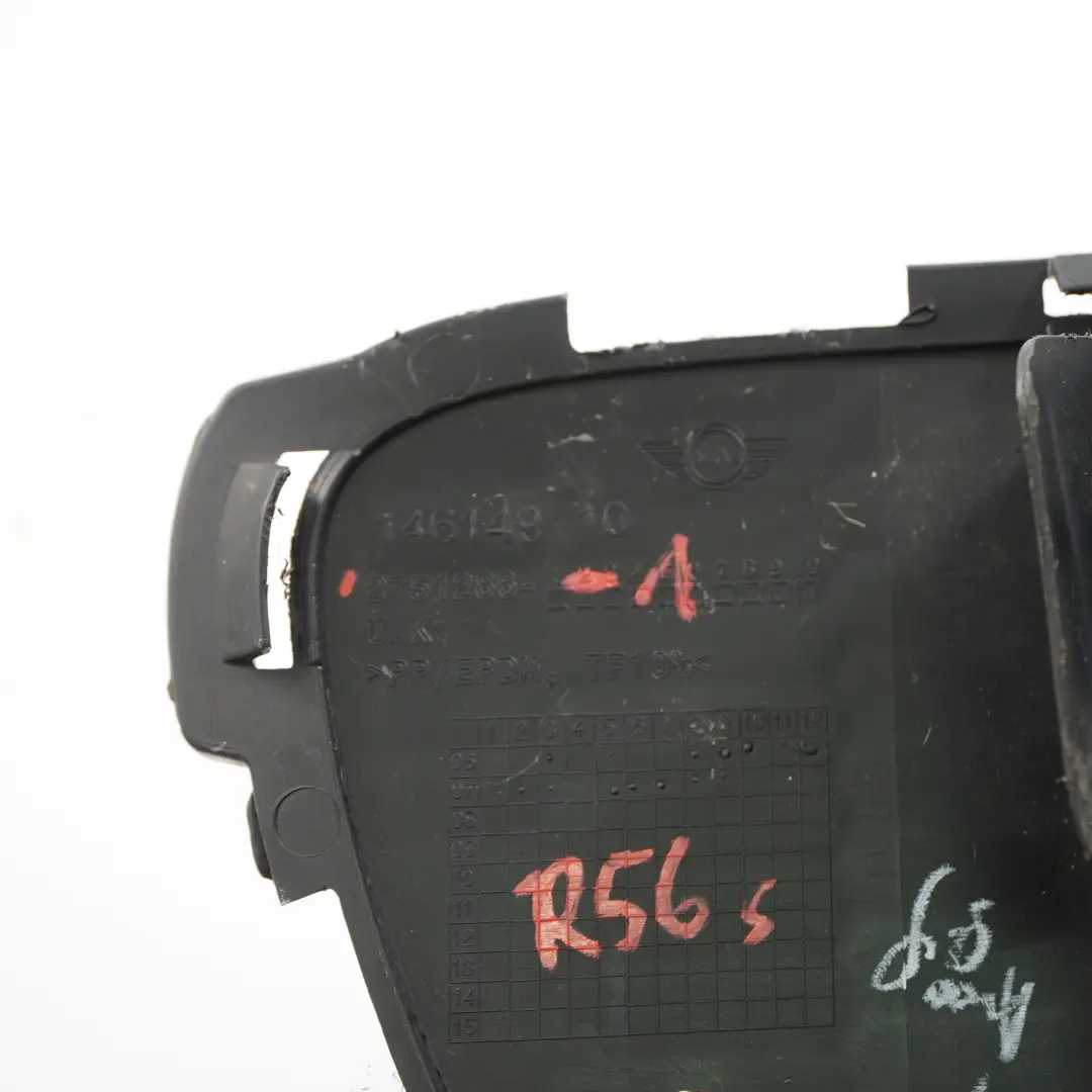 Ziergitter Unten Stoßstange Vorne für Mini Cooper S R55 R56 R57 mit Teilenummer 2751286 Mini Cooper S R55 R56 R57 Ziergitter Unten Stoßstange Vorne - SKU 2751286-1 - Teilenummer 2751286