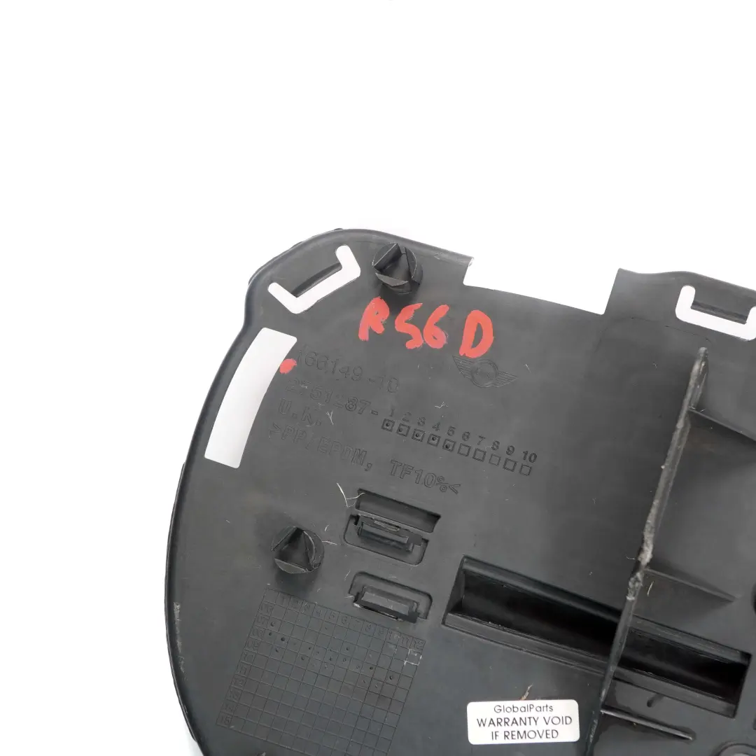 Grille pare-chocs Cooper D Diesel Panneau garniture avant pour Mini R55 R56 à propos du numéro de pièce 2751287 Mini R55 R56 Grille pare-chocs Cooper D Diesel Panneau garniture avant - SKU 2751287 - Numéro de pièce 2751287