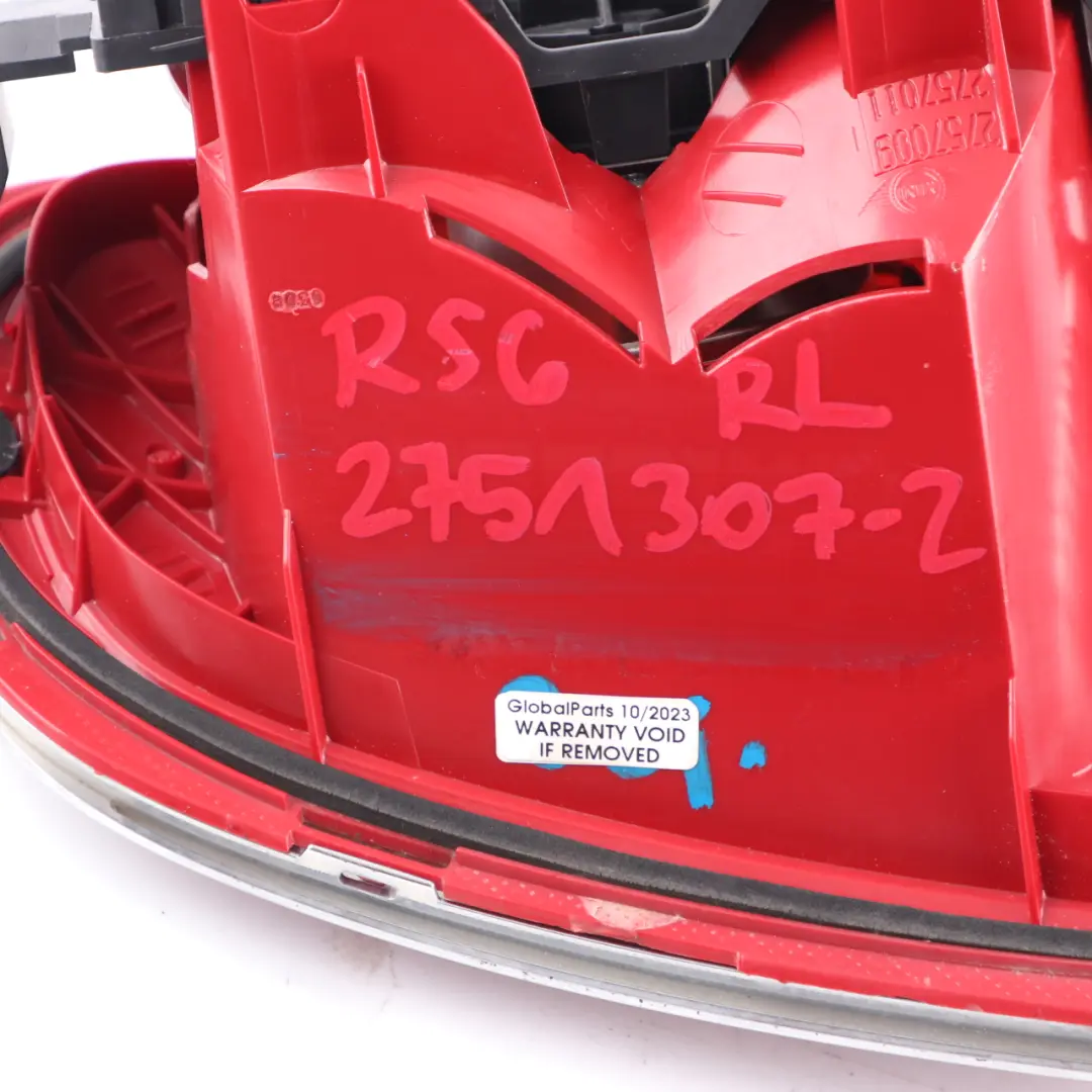 Lamp Mini Cooper R56 R57 Tail Light Cluster Trim Left N/S 2757009 to Rear with Part number 2751307 Rear Lamp Mini Cooper R56 R57 Tail Light Cluster Trim Left N/S 2757009 - SKU 2751307-2 - Part number 2751307