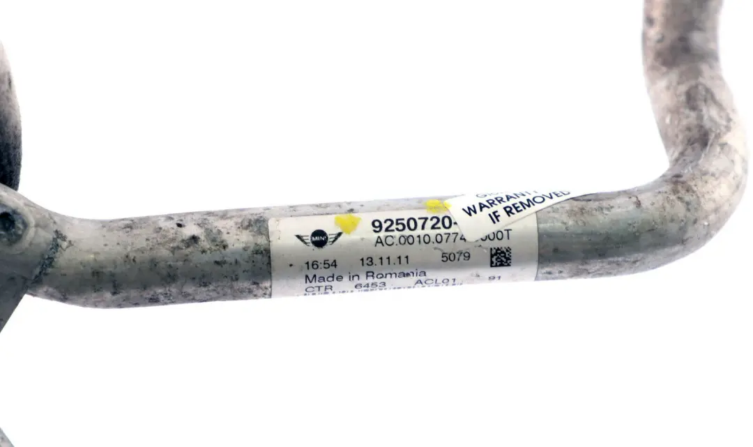 Evaporador Compresor Tubo De Succion Manguera para Mini Cooper R55 R56 R57 con número de pieza 2751474 Mini Cooper R55 R56 R57 Evaporador Compresor Tubo De Succion Manguera - SKU 2751474 - Número de pieza 2751474