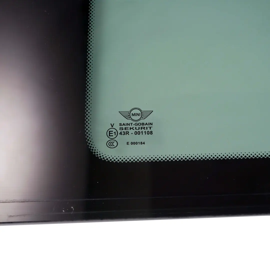 Quarter Side Window Glass Tinted Black Rear Left N/S to Mini Cooper One R56 with Part number 2751627 Mini Cooper One R56 Quarter Side Window Glass Tinted Black Rear Left N/S - SKU 2751627 - Part number 2751627