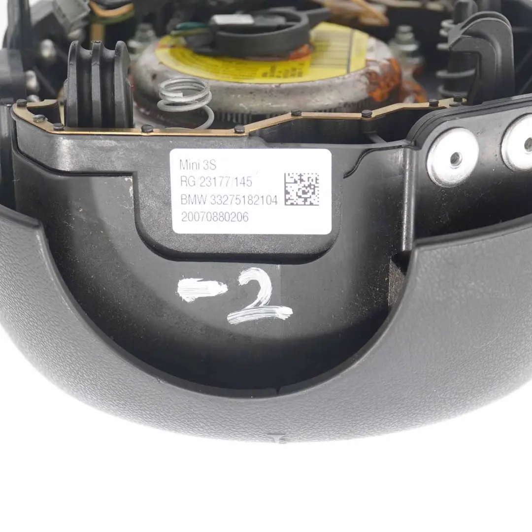 Three Spoke Steering Wheel Driver Air Sports Bag to Mini Cooper One R55 R56 with Part number 2751821 Mini Cooper One R55 R56 Three Spoke Steering Wheel Driver Air Sports Bag - SKU 2751821-2 - Part number 2751821