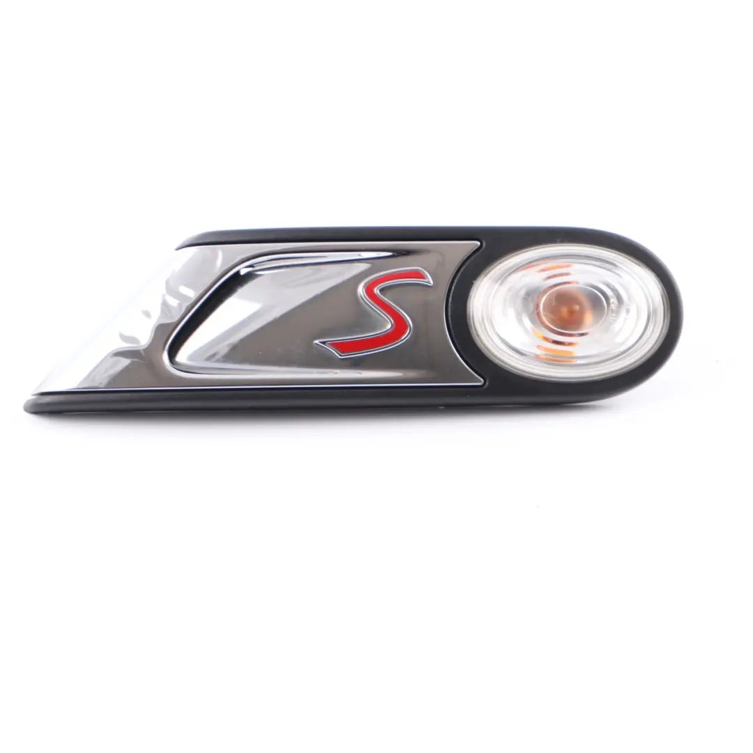 Left Direction Turn Side Indicator Chrome N/S to Mini Cooper S R55 R56 R57 with Part number 2751969 Mini Cooper S R55 R56 R57 Left Direction Turn Side Indicator Chrome N/S - SKU 2751969-1 - Part number 2751969