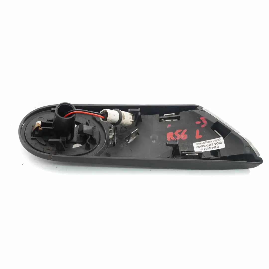 Indicatore direzione laterale cromato per Mini Cooper S R55 R56 R57 con numero di parte 2751969 Mini Cooper S R55 R56 R57 Indicatore direzione laterale cromato - SKU 2751969-3 - Numero di parte 2751969