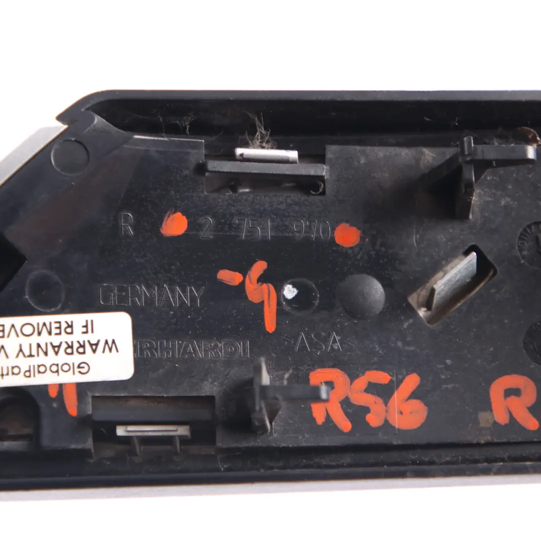 Right Direction Turn Side Indicator Chrome O/S to Mini Cooper S R55 R56 4 with Part number 2751970 Mini Cooper S R55 R56 4 Right Direction Turn Side Indicator Chrome O/S - SKU 2751970-4 - Part number 2751970