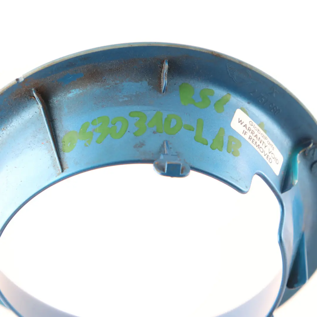 Filler Flap Surround Panel Housing Laser Blue A59 to Mini R55 R56 Fuel with Part number 2751980 Mini R55 R56 Fuel Filler Flap Surround Panel Housing Laser Blue A59 - SKU 2751980-LAB - Part number 2751980