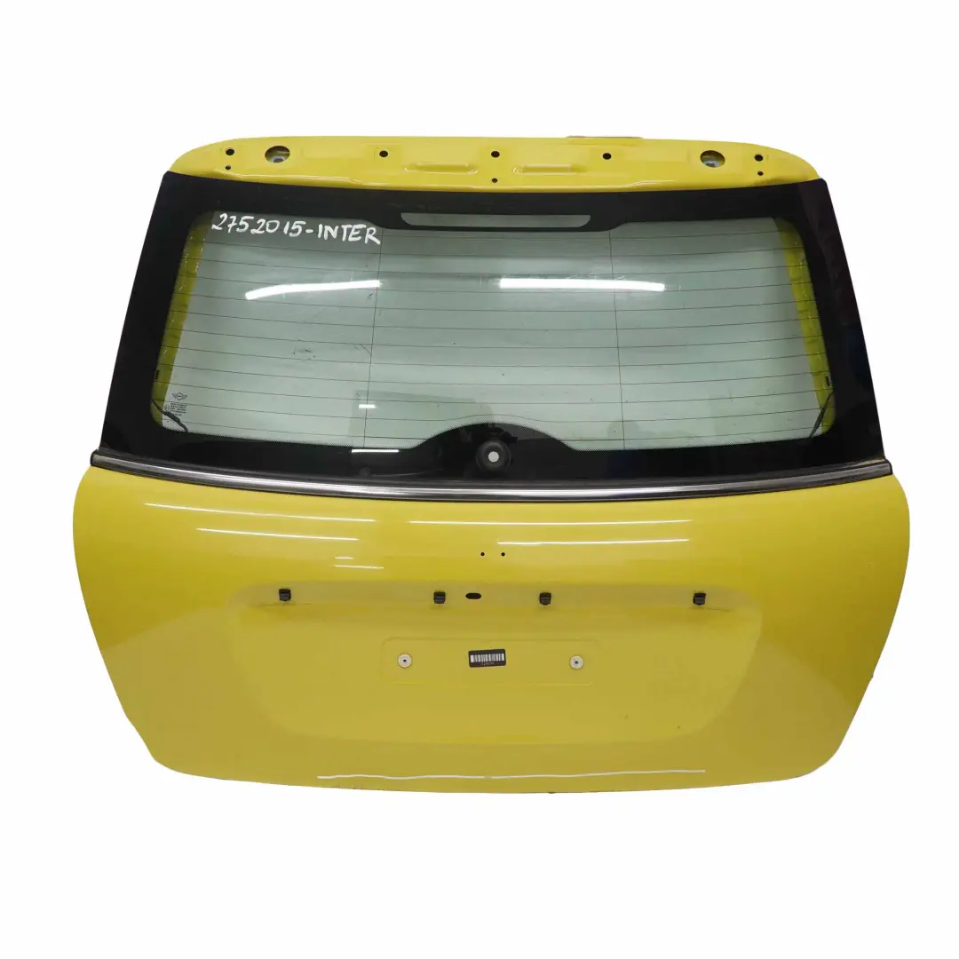 Boot Trunk Lid Tailgate Lid Covering Panel Interchange Yellow - A95 to Mini R56 with Part number 2752015 Mini R56 Boot Trunk Lid Tailgate Lid Covering Panel Interchange Yellow - A95 - SKU 2752015-INTER - Part number 2752015