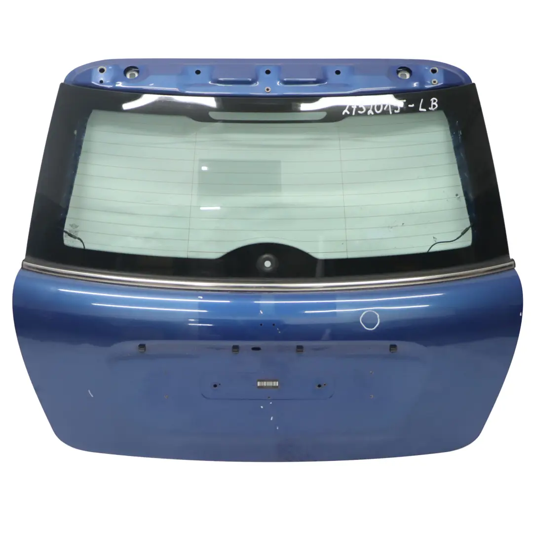 Boot Trunk Lid Rear Tailgate Cover Lightning Blue Metallic - A63 to Mini R56 with Part number 2752015 Mini R56 Boot Trunk Lid Rear Tailgate Cover Lightning Blue Metallic - A63 - SKU 2752015-LB - Part number 2752015