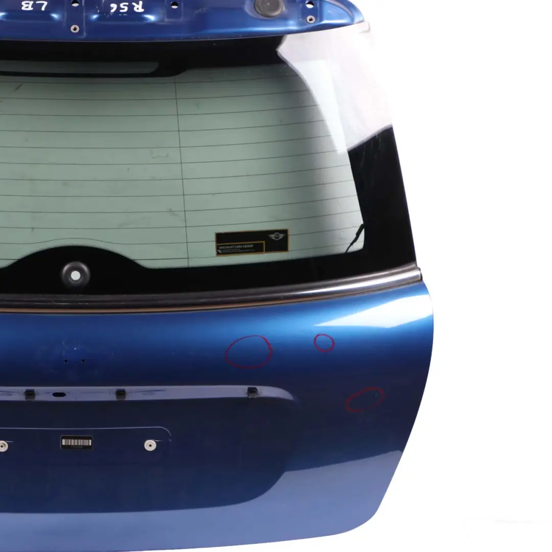 Trunk Lid Tailgate Boot Lid Lightning Blue Metallic - A63 to Mini Cooper 7 R56 with Part number 2752015 Mini Cooper 7 R56 Trunk Lid Tailgate Boot Lid Lightning Blue Metallic - A63 - SKU 2752015-LB7 - Part number 2752015