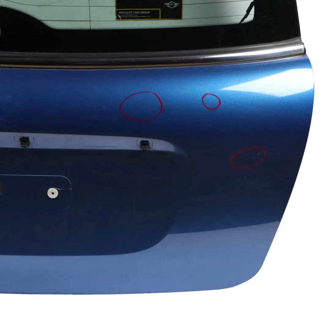 Trunk Lid Tailgate Boot Lid Lightning Blue Metallic - A63 to Mini Cooper 7 R56 with Part number 2752015 Mini Cooper 7 R56 Trunk Lid Tailgate Boot Lid Lightning Blue Metallic - A63 - SKU 2752015-LB7 - Part number 2752015