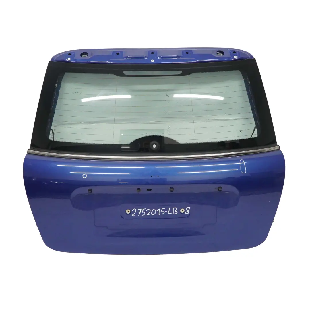 Boot Trunk Lid Rear Tailgate Lightning Blue Metallic - A63 to Mini R56 with Part number 2752015 Mini R56 Boot Trunk Lid Rear Tailgate Lightning Blue Metallic - A63 - SKU 2752015-LB8 - Part number 2752015