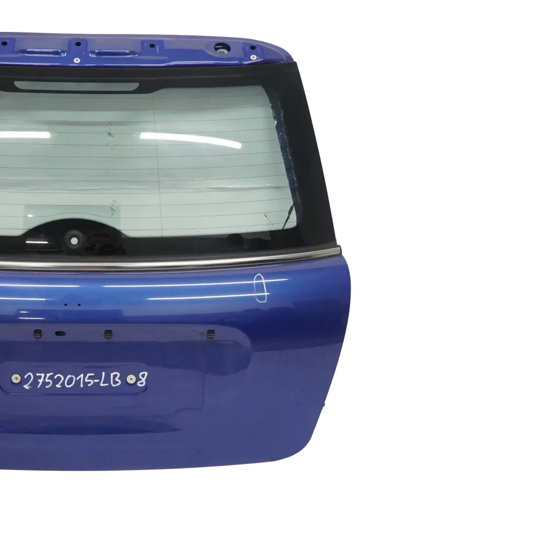 Boot Trunk Lid Rear Tailgate Lightning Blue Metallic - A63 to Mini R56 with Part number 2752015 Mini R56 Boot Trunk Lid Rear Tailgate Lightning Blue Metallic - A63 - SKU 2752015-LB8 - Part number 2752015