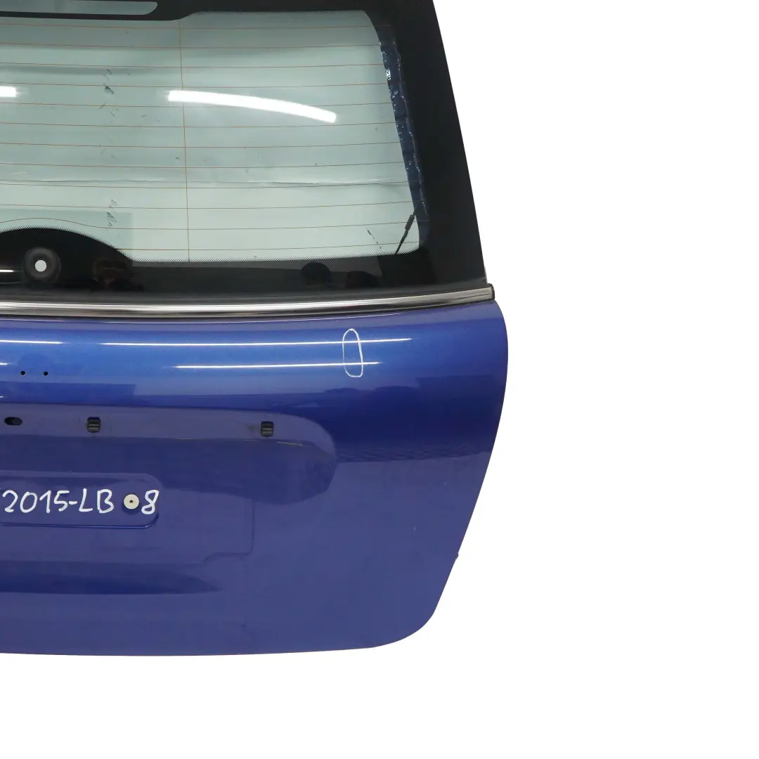 Boot Trunk Lid Rear Tailgate Lightning Blue Metallic - A63 to Mini R56 with Part number 2752015 Mini R56 Boot Trunk Lid Rear Tailgate Lightning Blue Metallic - A63 - SKU 2752015-LB8 - Part number 2752015