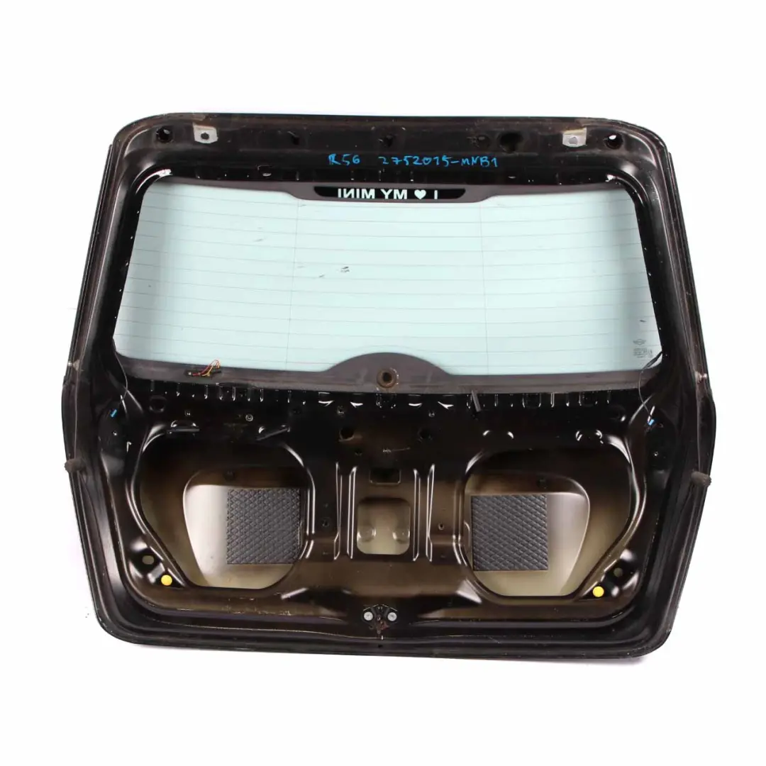 Boot Trunk Lid Tailgate Lid Cover Midnight Black Metallic - A94 to Mini R56 with Part number 2752015 Mini R56 Boot Trunk Lid Tailgate Lid Cover Midnight Black Metallic - A94 - SKU 2752015-MNB1 - Part number 2752015