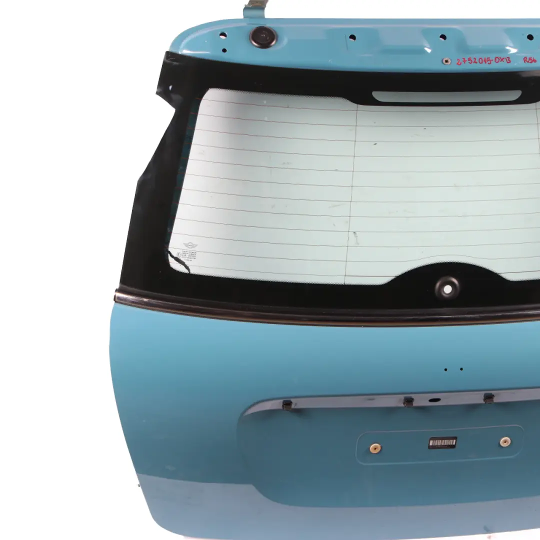 Boot Trunk Lid Tailgate Rear Panel Oxygen Blue - A74 to Mini R56 with Part number 2752015 Mini R56 Boot Trunk Lid Tailgate Rear Panel Oxygen Blue - A74 - SKU 2752015-OXB - Part number 2752015