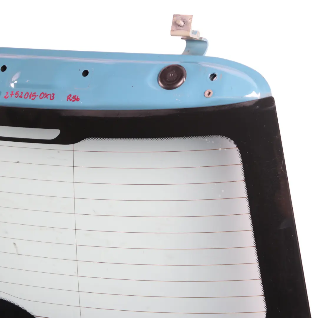 Boot Trunk Lid Tailgate Rear Panel Oxygen Blue - A74 to Mini R56 with Part number 2752015 Mini R56 Boot Trunk Lid Tailgate Rear Panel Oxygen Blue - A74 - SKU 2752015-OXB - Part number 2752015